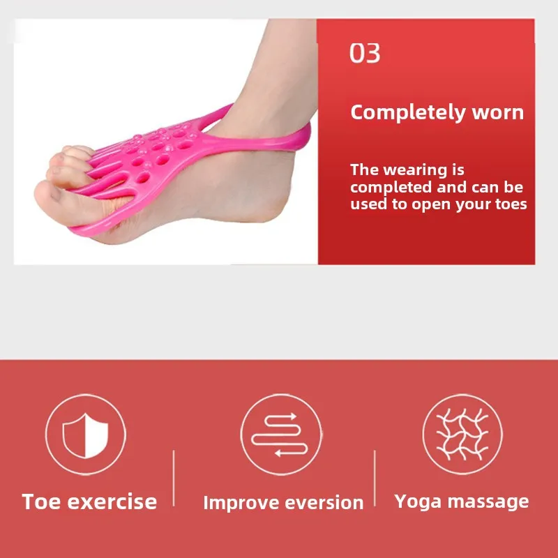 Orthèses de danse de Ballet, pouce Valgus, artefact d'entraînement de la voûte plantaire, anneau de Correction musculaire à cinq doigts, Yoga, Relaxation musculaire
