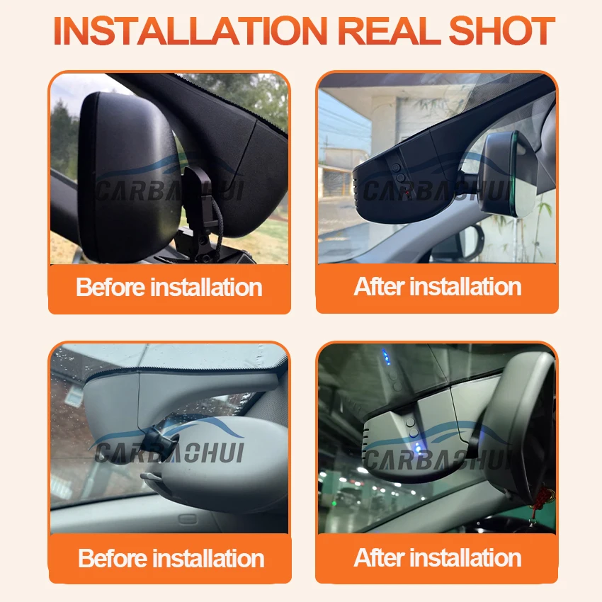 4K 2160P Car Dvr Plug and play Dash Cam Camera For Audi A1 A3 A4 A5 A6 A7 A8 Q3 Q5 Q7 TT 2013-2015 HD Night vision Dash Cam