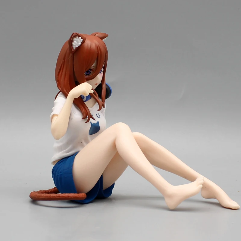 Anime kwintesencja pięcioraczków Gk Nakano Ichika postacie z kreskówek pokój Pvc 12cm dekoracje zabawki modele prezent urodzinowy dla dzieci