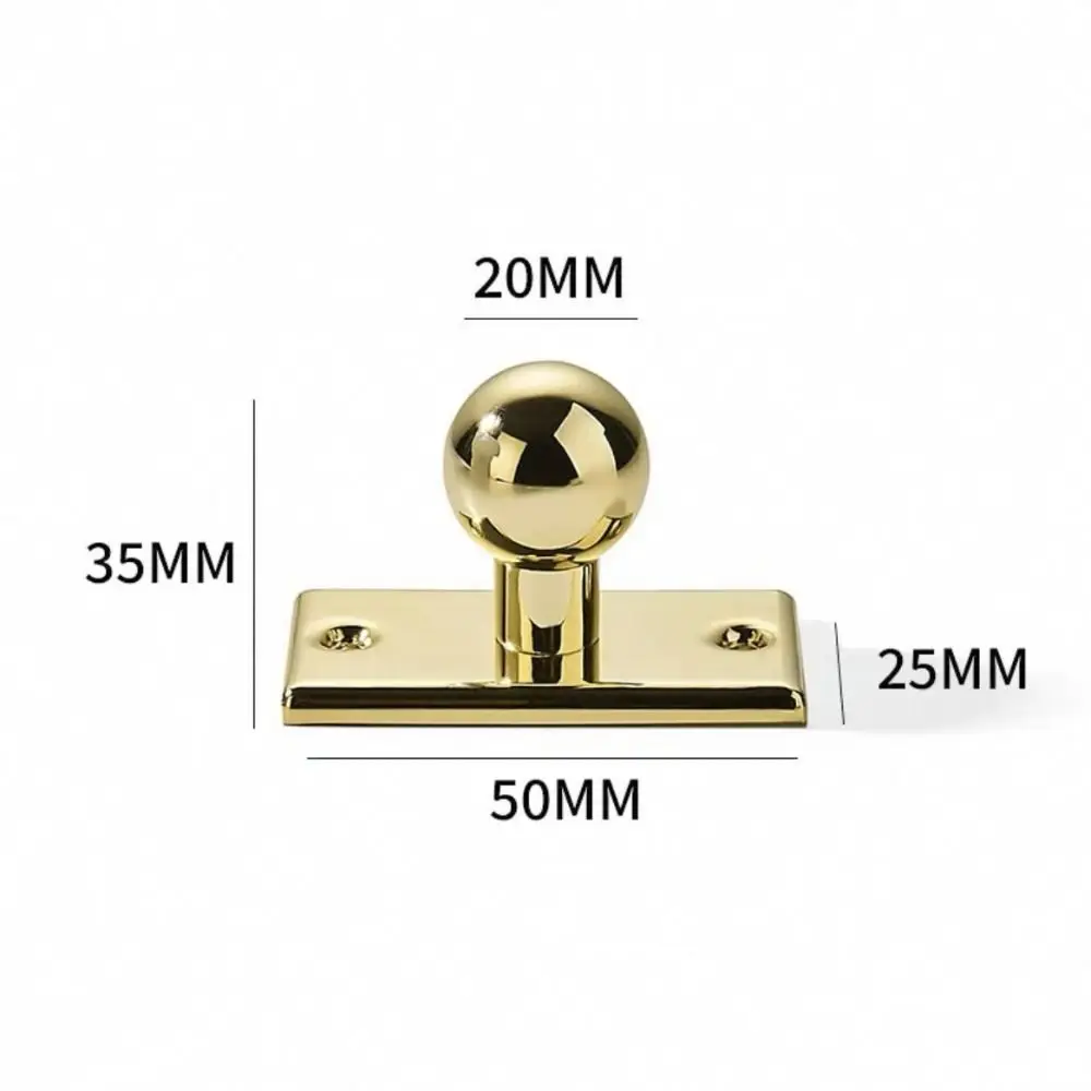 Round Ball Shape Gold Round Ball Handle Gold Silver Furniture Handle Interior Design Brass Finish Shoe Cabinet Handle