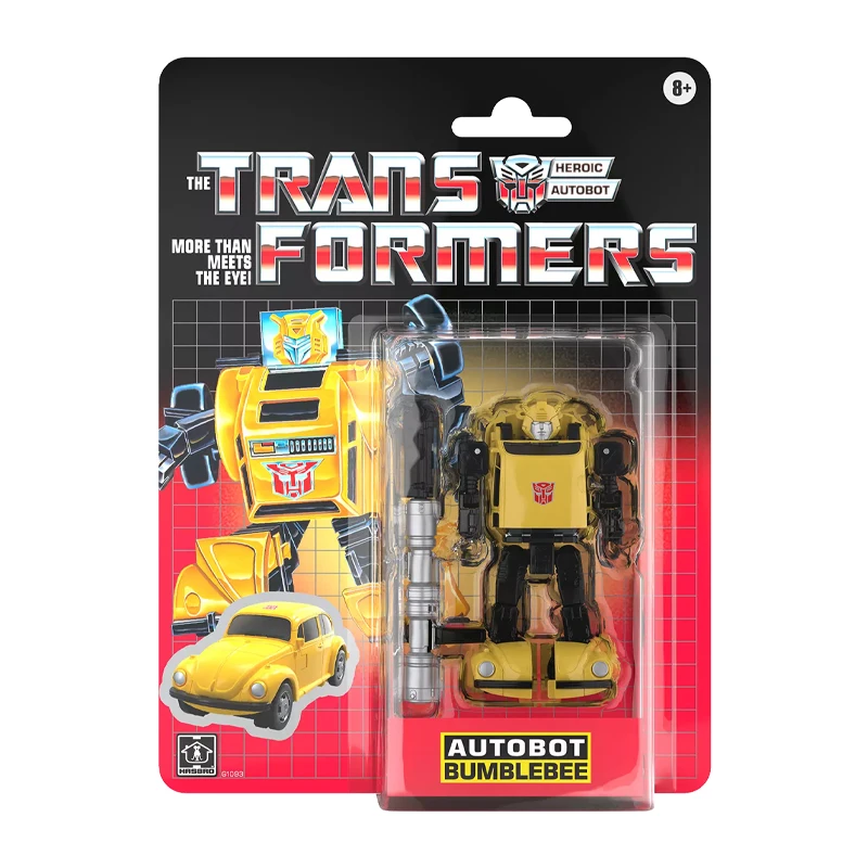 Novos Hasbro Transformers Retro: Figuras de ação G1 Autobot Bumblebee