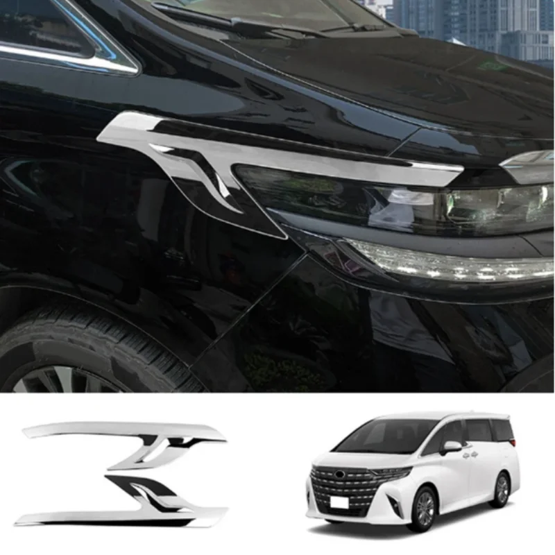 

3d наклейка на автомобильные фары, отделка бровей для Toyota Alphard Vellfire 2024, наклейки на фару, лампы, веки