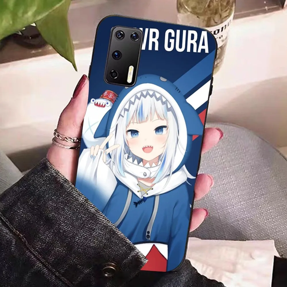 Gawr Gura Hololive Anime For Huawei P 8 9 10 20 30 40 50 Pro Lite Psmart Honor 10 Lite 70 Mate 20lite