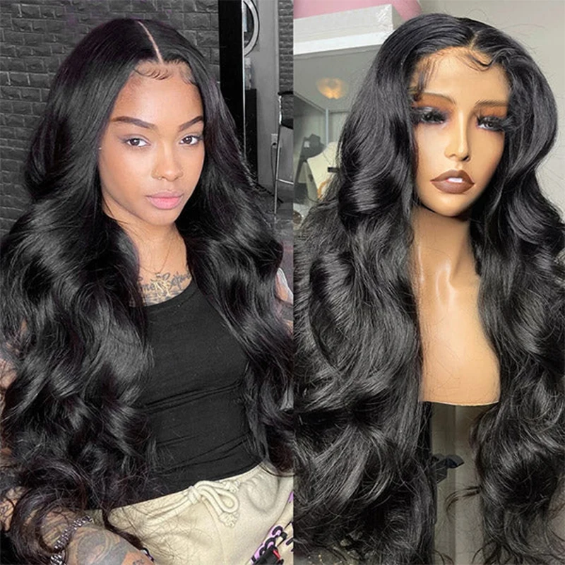 30 32 Inch Body Wave 13x6 Lace Frontal Wig 180 Density Brazilian 13x4 Lace Front Human Hair Wigs For Women