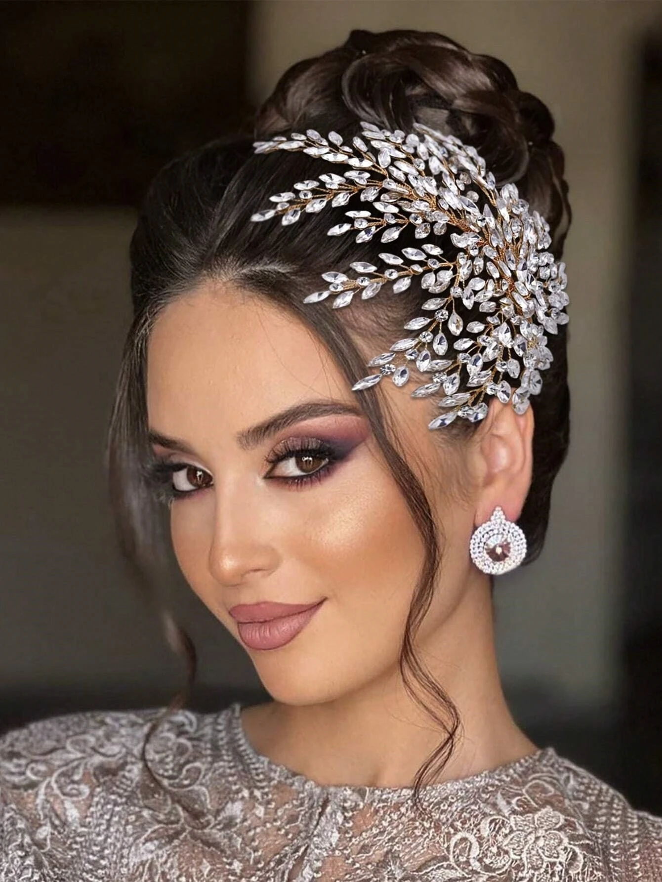 

Handmade Fashion Crystal Hair Vine Headband Flower Hairband Tiara Bridal Wedding Hair Accessories Jewelry Hair Vine Headband