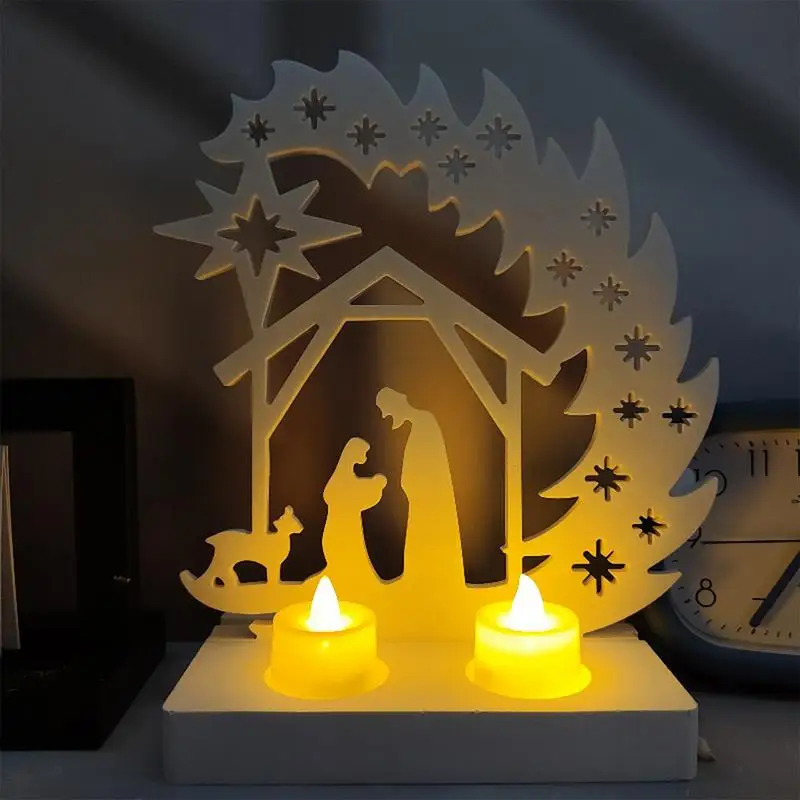 Resin Nativity Mold Silicone Mold For Resin Home Decoration Nativity Manger Scene Decor Molds Holy Family Catholic Mould