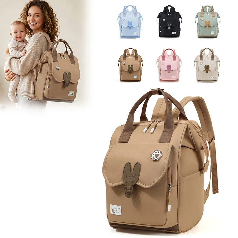 New Fashion High Quality Backpack Double Shoulder Mommy Bag Waterproof Large Capacity Travel Bag for Mother and Baby