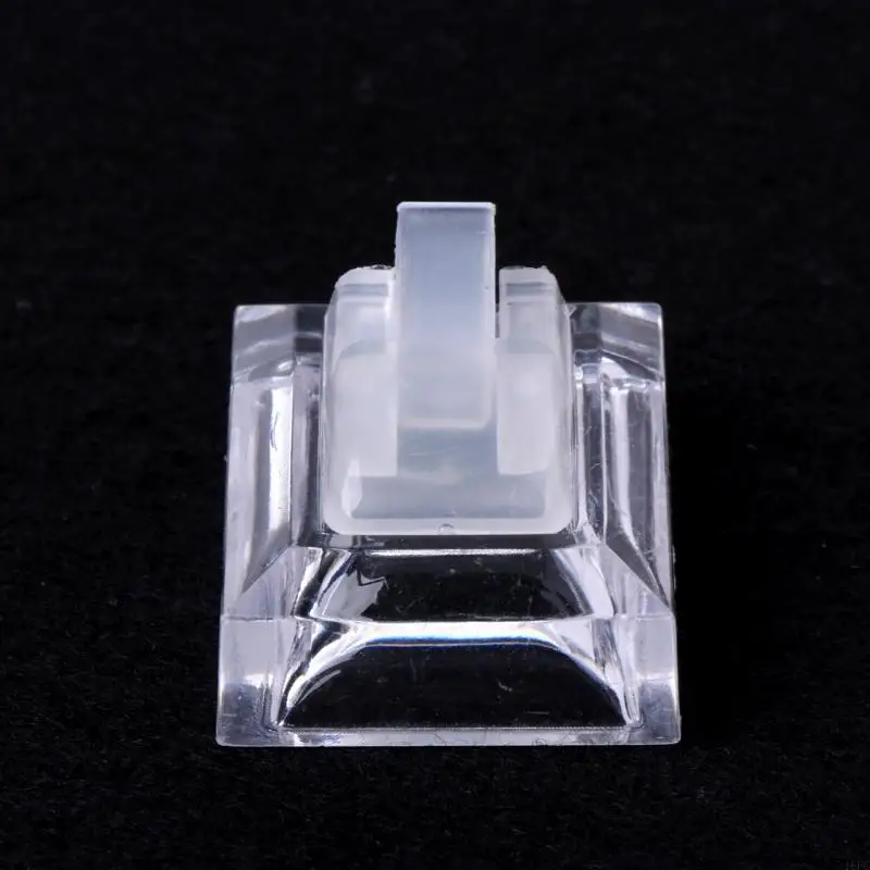 

16FC Acrylic Transparent Ring Show Display Showcase Jewelry Decoration Stand Holder