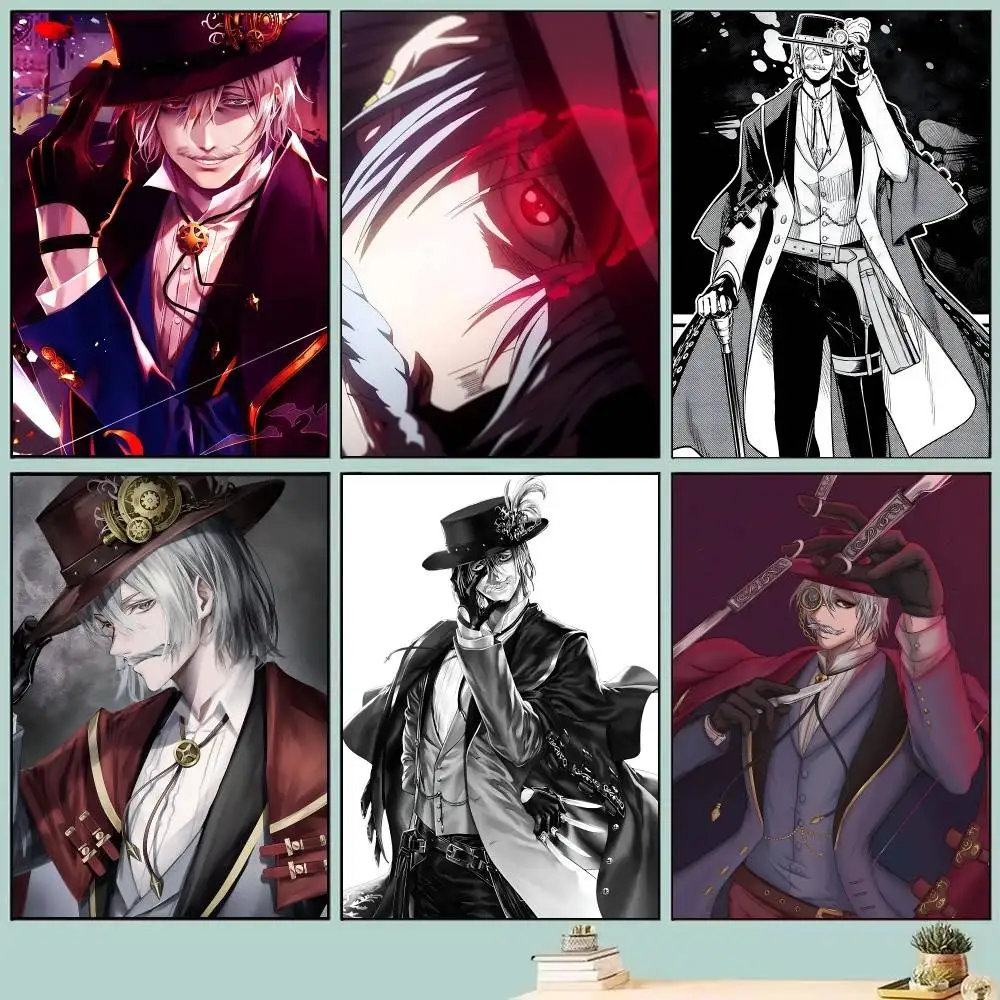 Anime R-Record of R-Ragnarok Jack the Ripper Posters Self Adhesive Waterproof Ideal For Living Room Bedroom Bar Decoration
