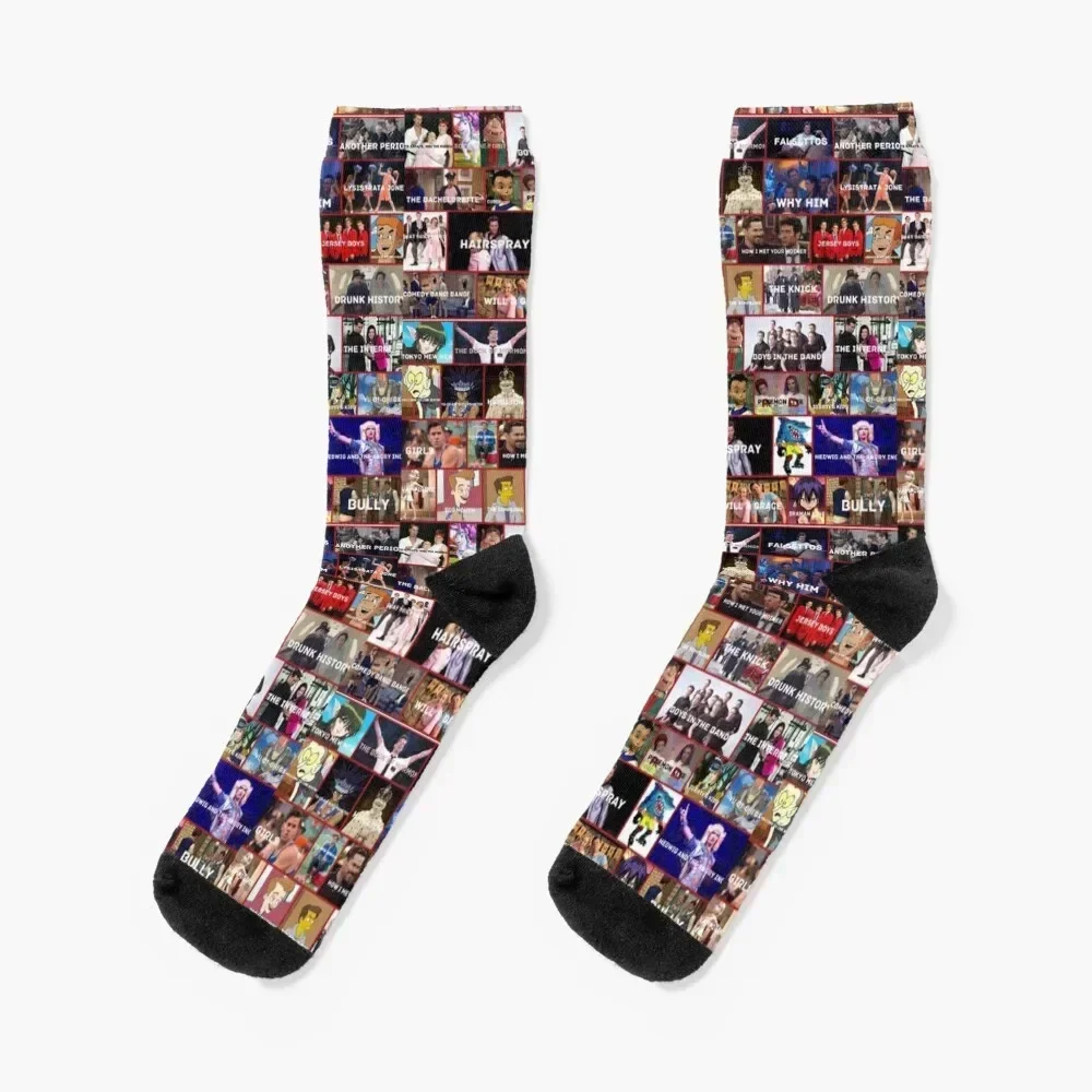 Andrew Rannells Roles Socks Stockings FASHION Socks Man Women's