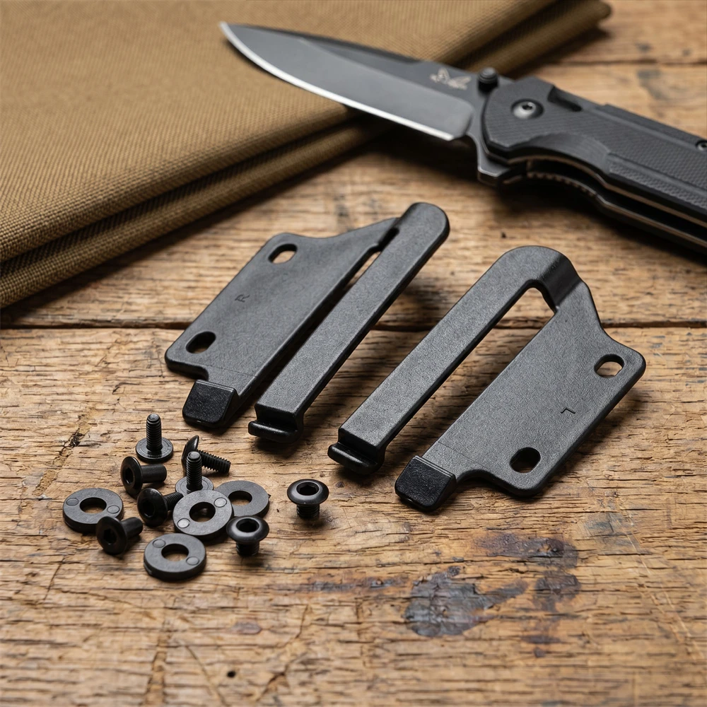 1 Pair K Sheath Waist Clip Holsters Clamp with Screws Camping Parts