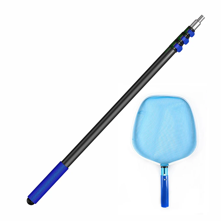 

Extenclean swimming pool scoop net leaf skimmer mesh pool cleaner supplies and accessories with pole