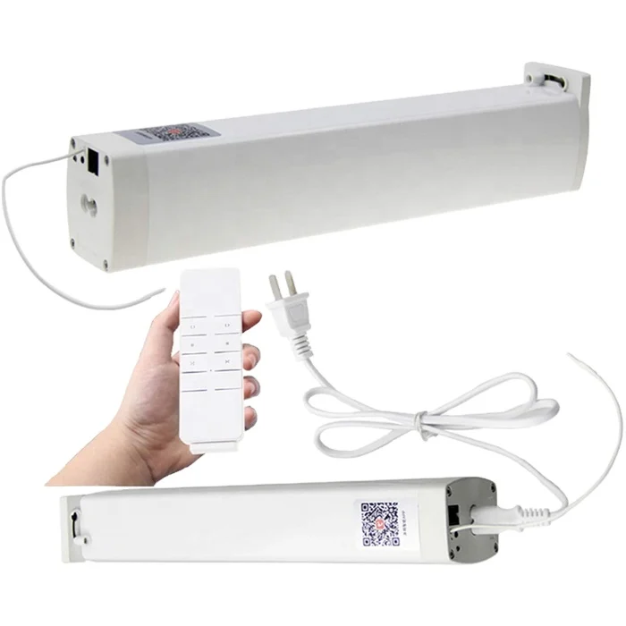 WiFi Smart Battery Powered Smart Curtain Motor Smart Motorized Curtain Track Rail Curtain Motor Set