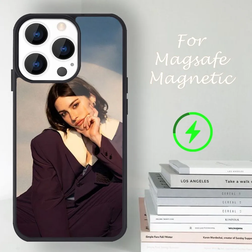 Singer Gracie Abrams Phone Case For iPhone 14 13 12 11 15 Pro Max Magsafe Magnetic