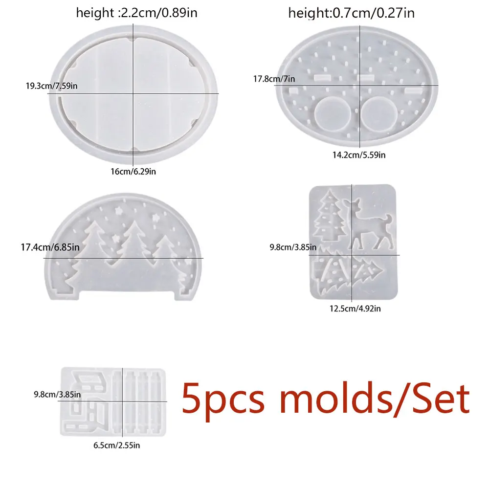 Stampi in silicone per portaca - Resin Art Tool Kit recensione e prezzo