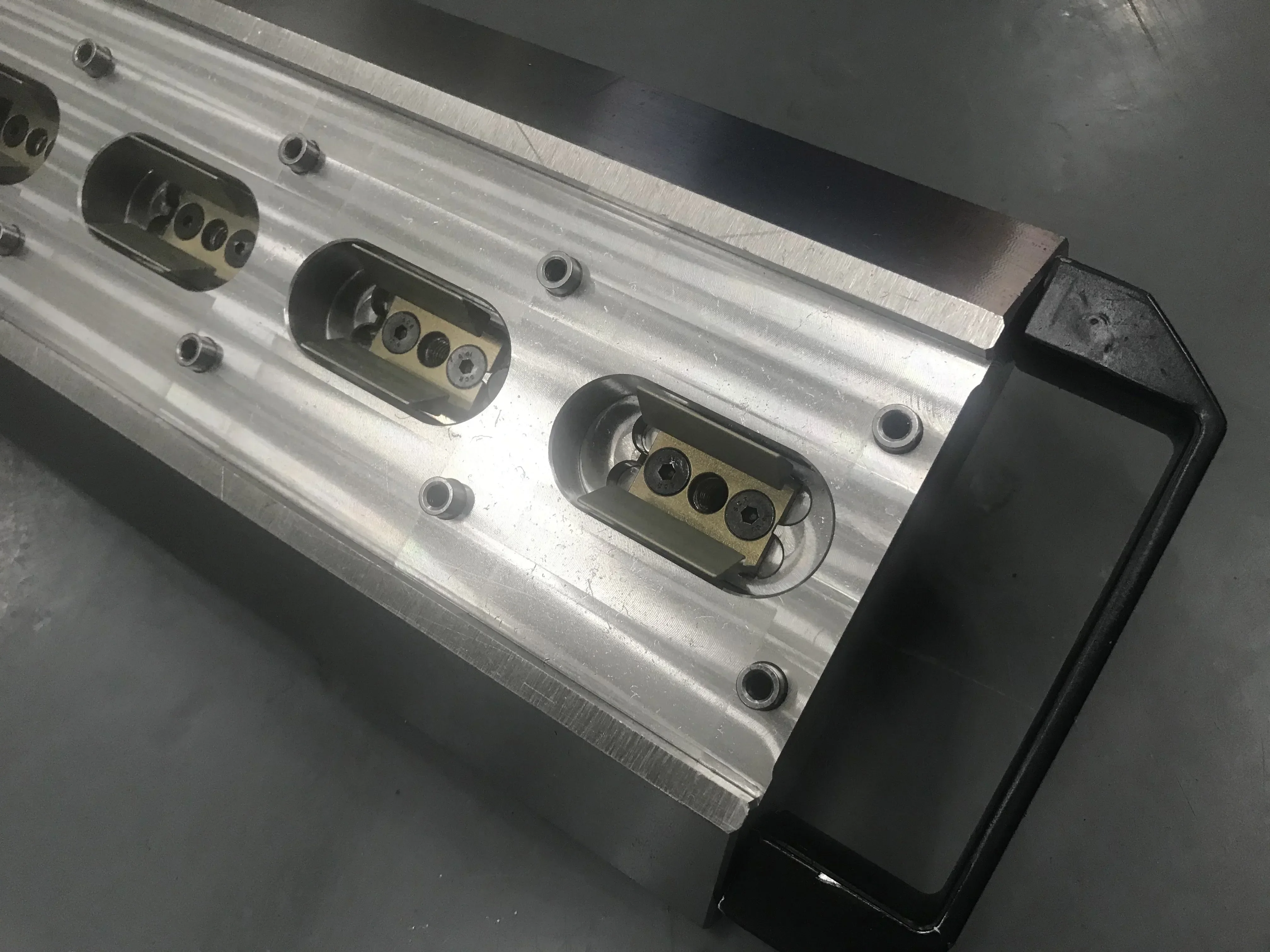Imagem -02 - Vice Cnc Processamento de Produtos em Lote ok Dispositivo Elétrico de Precisão Multi Estação Fixa Pequeno Bloco de Fixação de Suporte Interno ok