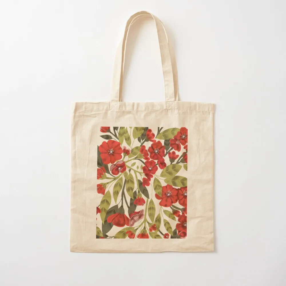 

Red Garden Tote Bag sac pour femme shopper bag women canvas custom canvas bag Canvas Tote