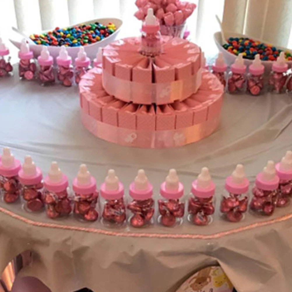 

24Pcs Safe Feeder Candy Bottles Shower Party Favors Decorations Containers Feeder Candy Bottles Shower Favors