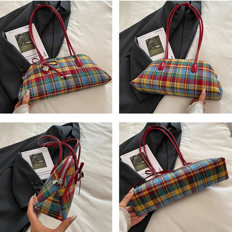 Retro American Style Crossbody Bag Women's Handbag Fashionable Handheld Bag Casual Single Shoulder Bag Simple Style Handbag