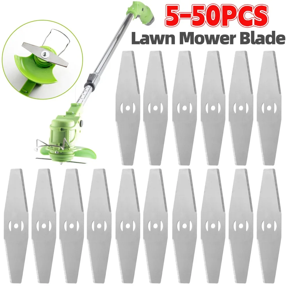 

Lawnmower Blades Metal String Trimmer Head Replacement Blade Mowing Machine Saw Blades Garden Power Tool Accessories 5-50PCS