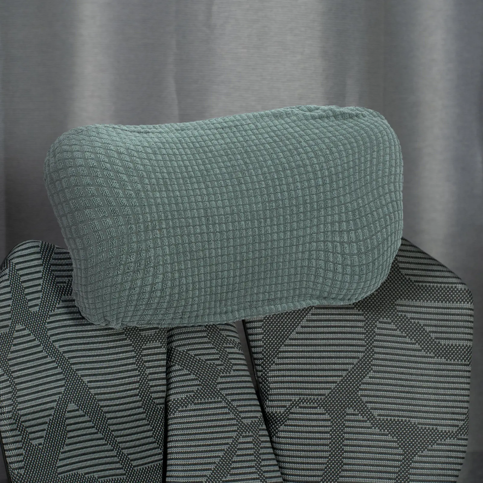 Elastic Gaming Chair Headrest Cover Soft Polyester Non-Slip Office Computer Chair Head Cushion Sleeve Protective Replacement