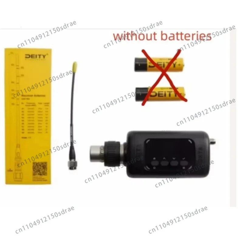 DEITY THEOS DXTX UHF Digital Wireless Transmitter and D2RX Dual Channel Receiver with 32-bit Float Recording Backup Recorder