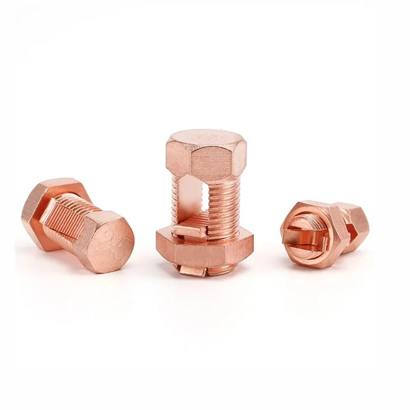 

Copper Grounding Split Bolt Connector - Heavy Duty Lug Terminal for 75/120/240mm Bare Cable