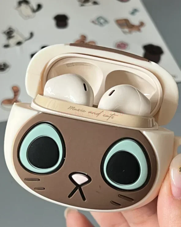 Zero Meow Siamese Meow True Wireless Bluetooth Earphones For Women's Games And Sports No Pain To Wear High Sound Quality New