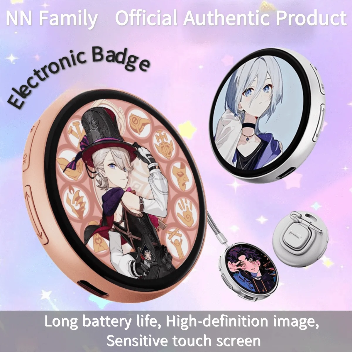 

Динамический электронный дисплей на открытом воздухе, небольшой кулон, модный двумерный значок, цифровое шоу, сцена, домашний декор