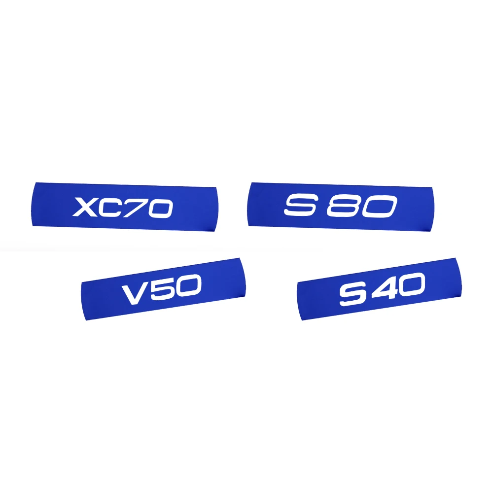 1PC Car Blue Emblem Badge Center Grid Sticker Decals For Volvo R 740 850 C30 C40 XC30 XC60 XC90 S40 S60 S90 V40 V50 V60 V70 V90