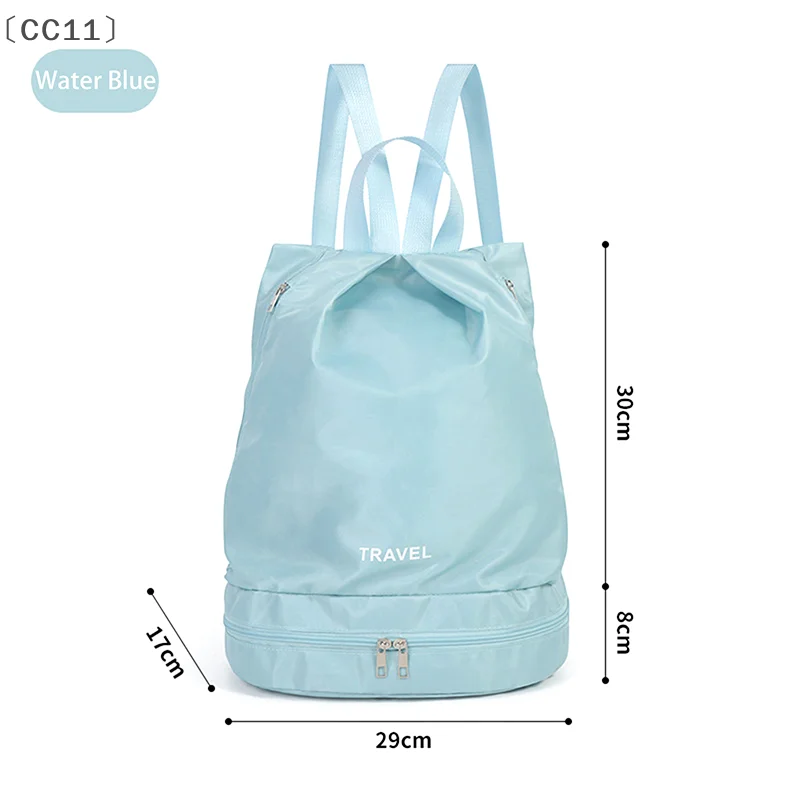 [-CC11] الرطب الجاف فصل حقيبة اللياقة البدنية حقيبة سباحة مقاوم للماء السفر الرياضة حقيبة كرة السلة كرة القدم الحقيبة المشي لمسافات طويلة تسلق على ظهره