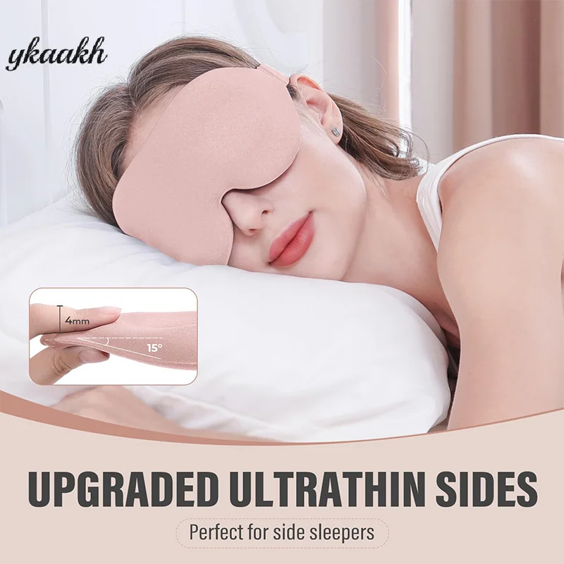 

3D Sleeping Eye Mask Blindfold For Unisex Soft Tiredness Relief Eye Cover Natural Sleeping Blind Eye Patch Skin Care Tool