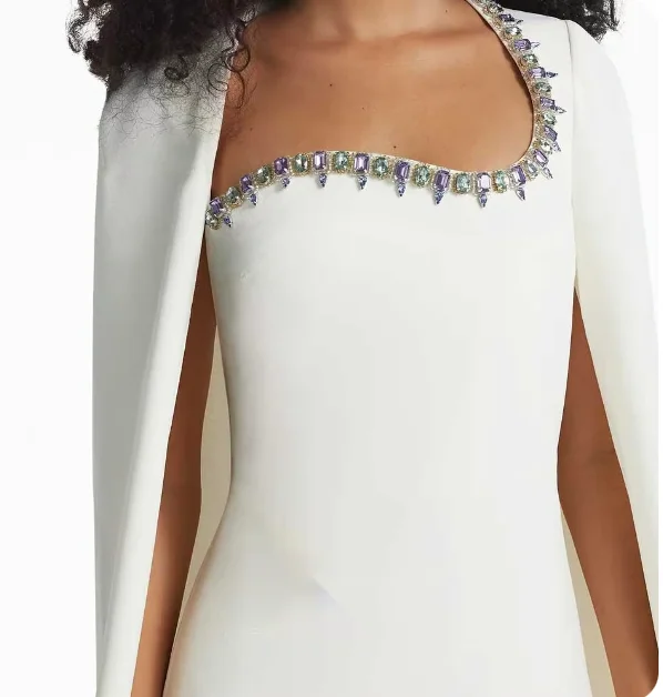 Robe de soirée de luxe pour femme arabe, robe de mariée élégante, longueur au sol, fête d'anniversaire, été