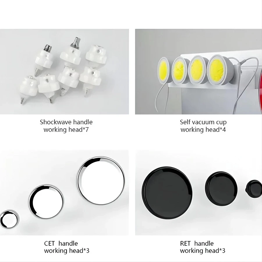 Professional Smart Tecar Therapy Pain Relief CET RET EMS Muscle Stimulation ESWT Shockwave ED Equipment