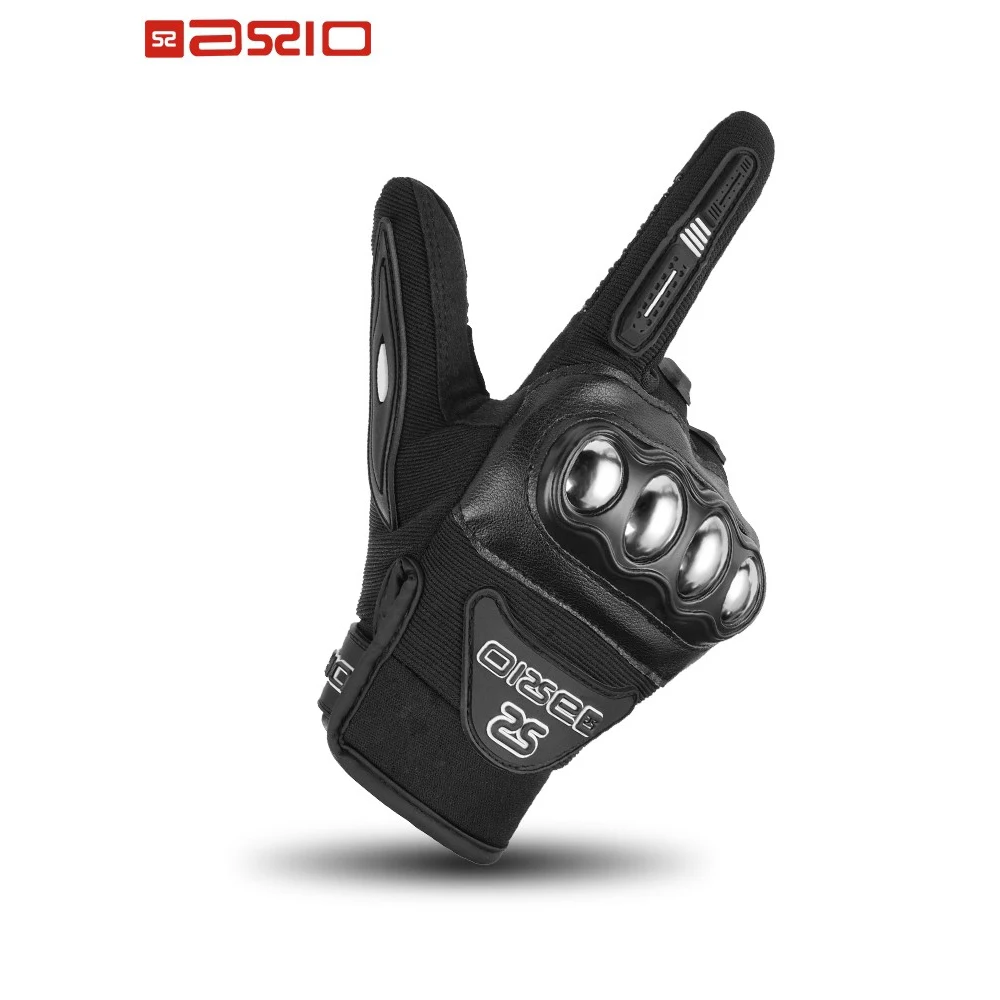 Summer Touch Motorcycle Gloves Accessories Anti-Slip Steel Knuckle Protection gear for Motocross BMX ATV Racing & Cycling Glove