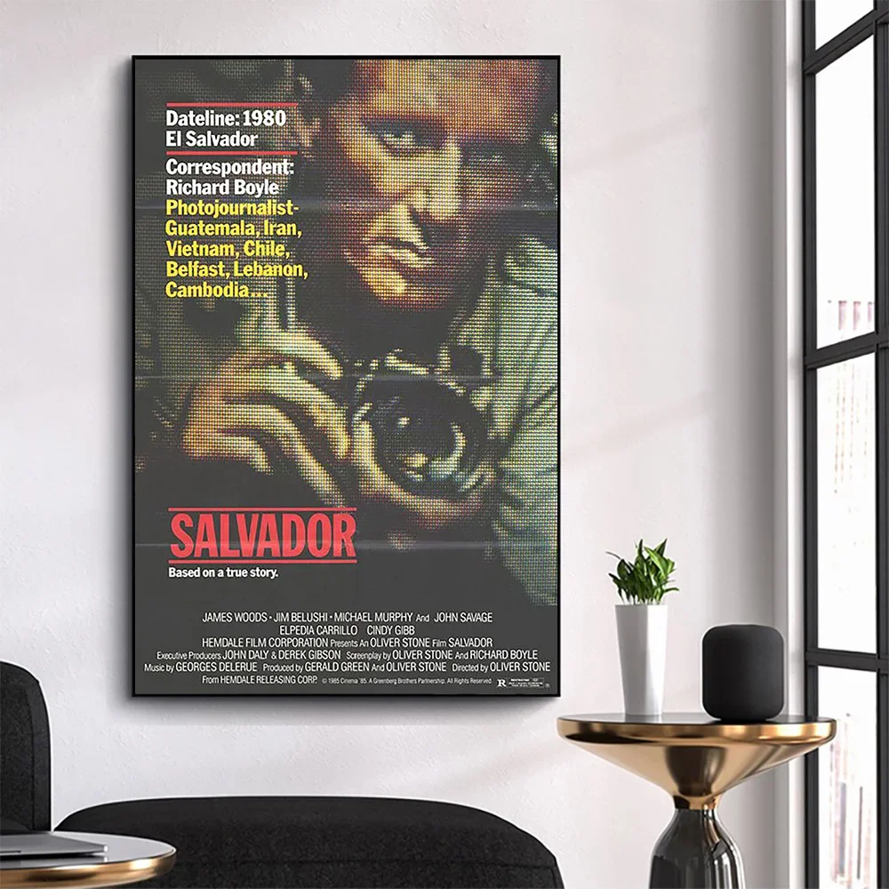 WM3363 Salvador Classic Movie HD Silk Fabric Poster Art Decor Indoor Painting Gift