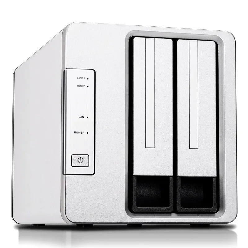 Home Nas Network Storage Server Host Cloud Storage Web  Access File Sharing Server 2 Disk Slots