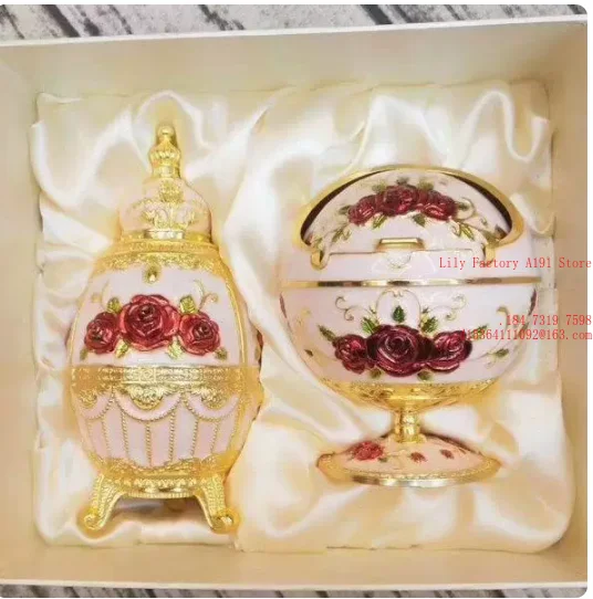 

Metal Ashtray + Toothpick Box Alloy Set Storage Box