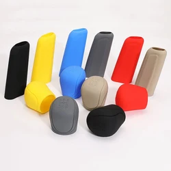 Silicone Gear Shift Collars Universal Non Slip Car Handbrake Sleeve Manual Gear Lever Case For Ford Car Interior Accessories