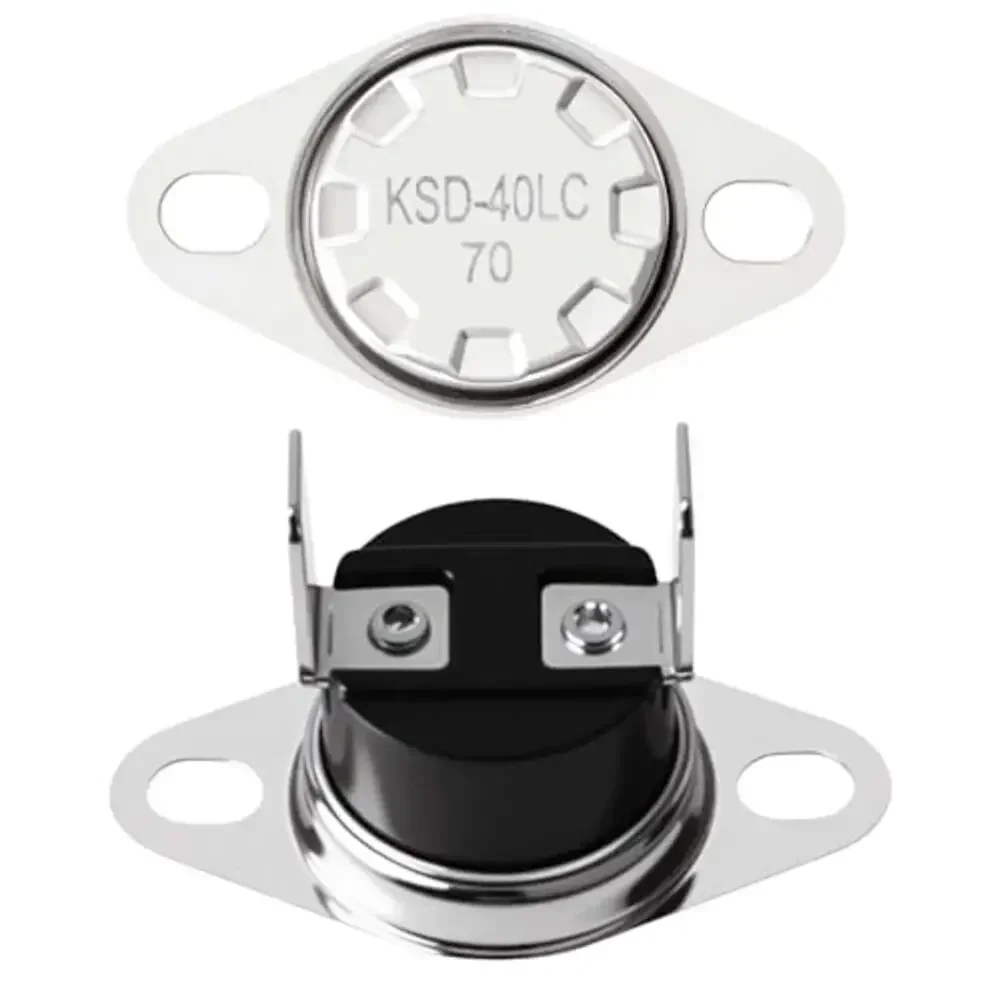For GE Microwave Oven Thermostat Thermal Fuse Switch KSD40LC 70 Normally Closed for Temperature Regulation and Safety