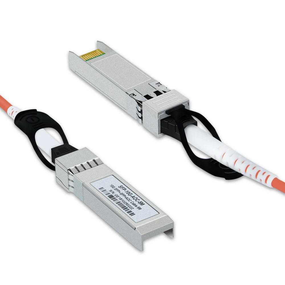 10G SFP+ AOC Cable - 10GbE SFP+ to SFP+ Active Optical Fiber Cable, OM3 MMF Direct-attach Fiber Assemblies with SFP+ for Cisco