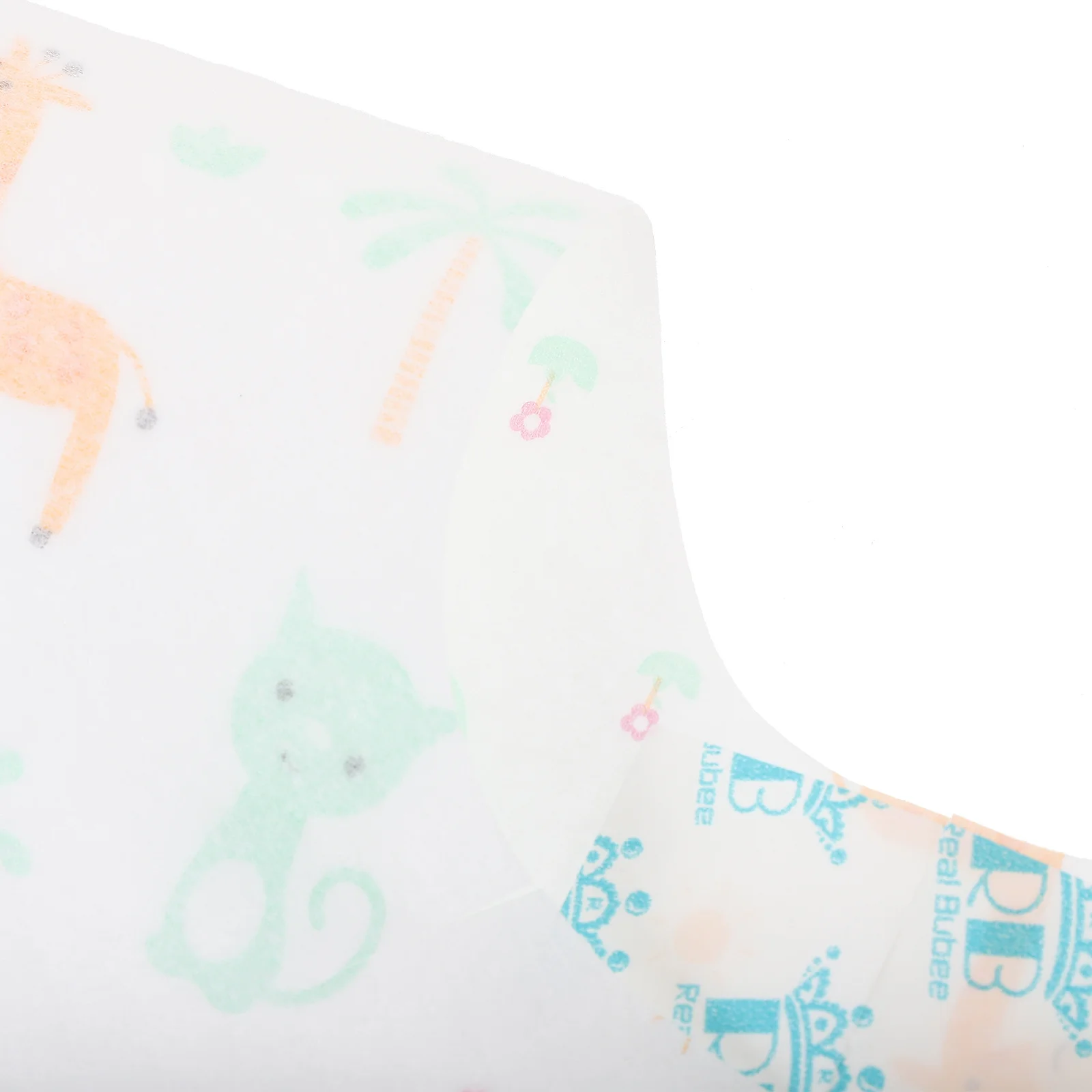 20 個使い捨てベビー 20 パック幼児よだれよだれかけ幼児の授乳歯が生える食事軽量ポータブル動物柄