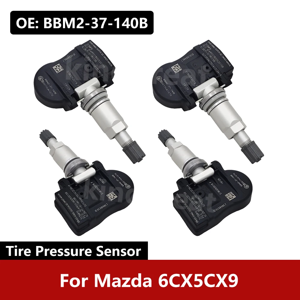 4PCS/Lot For Mazda 6CX5CX9 BBM2-37-140B 315MHZ TPMS Sensor Tire Pressure Monitor System BBM237140B