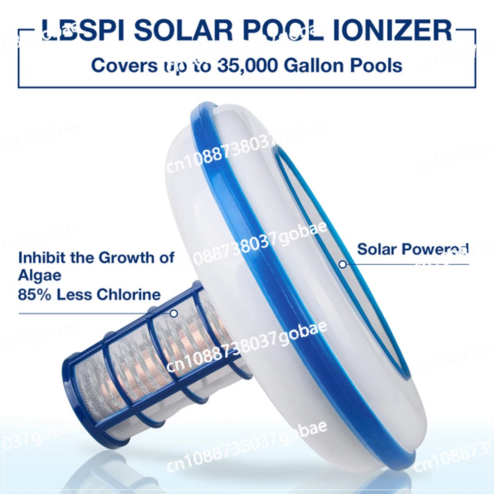 Swimming Pool Ionizer Copper Silver Ion Swimming Pool Purifier Algae Resistant Low Chlorine Outdoor Swimming Water Purifier
