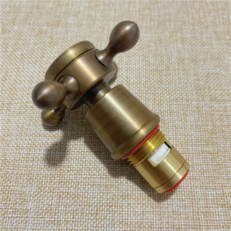 Solid Brass Single Cold Water Quick-On Tap with Ceramic Cartridge, Handle Knob & Switch Accessories
