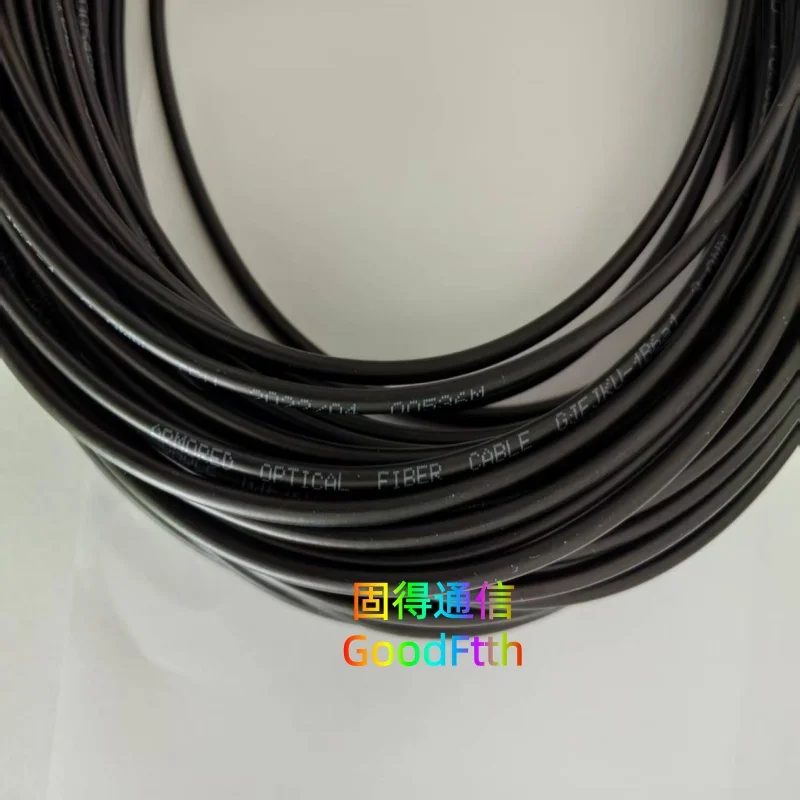 8 Core Armored Tactical Fiber Patch Cord  Lead LC-LC UPC SM 8Core TPU Cable GoodFtth