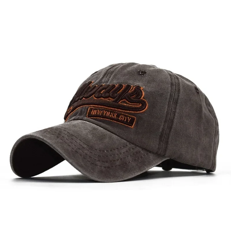 جديد الرجال النساء غسلها الرجعية قابل للتعديل قبعة بيسبول عادية القديمة الأوروبية والأمريكية نمط لينة أعلى قبعة الشمس قبعات للآباء قبعات سائقي الشاحنات