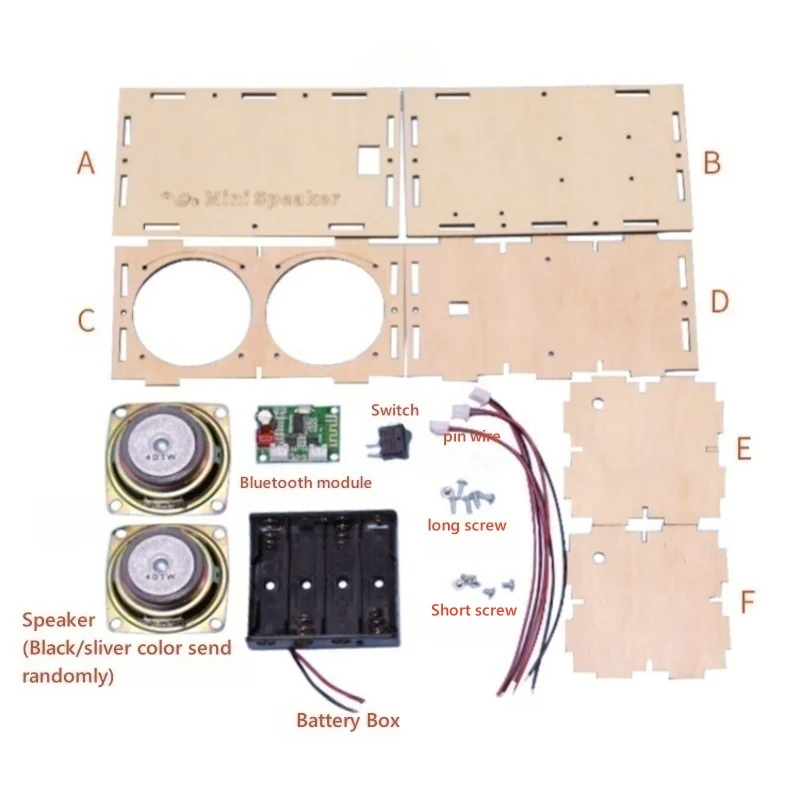 Drewniane puzzle DIY Elektroniczny wzmacniacz dźwięku DIY Głośnik Bluetooth DIY Zabawki naukowe dla dzieci do edukacji