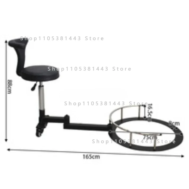 Wheels Technician Chair Beauty Swivel Chair for Adjustable Barber Stool Rotating Barber Chair
