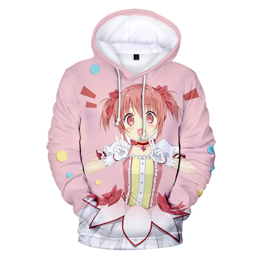 2022 Puella Magi Madoka Magica Cosplay Hoodie Kaname Madoka 3D Print Fashion Pullover Hoodies Clothes